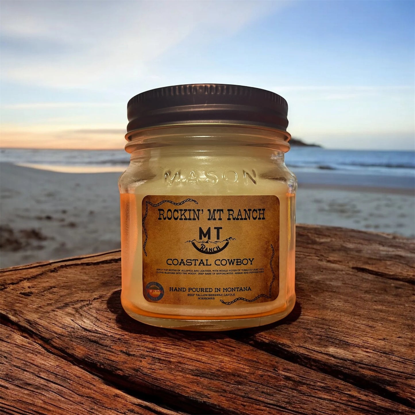 Rockin MT Ranch Tallow Ranch Candle- 8 ounce
