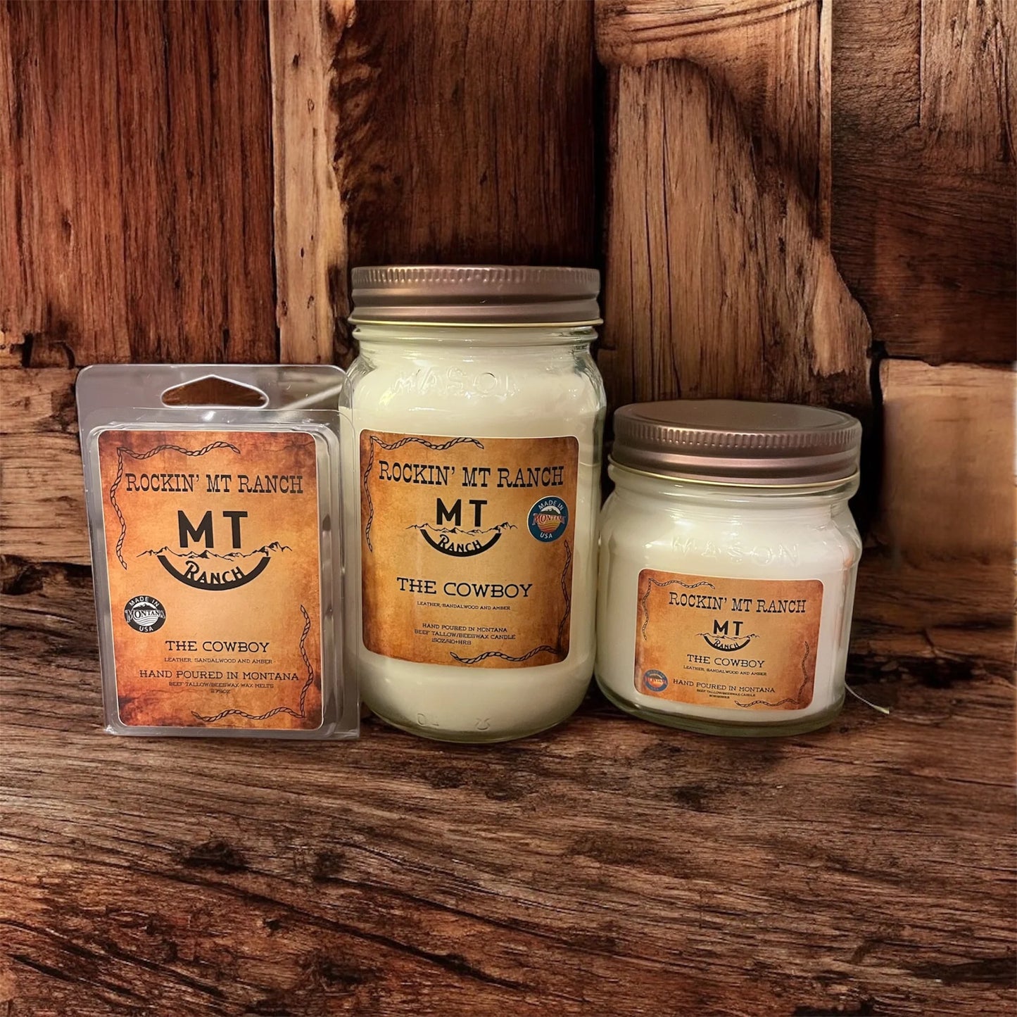 Rockin MT Ranch Tallow Ranch Candle- 8 ounce