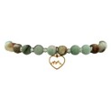 Mountain Stone Heart Bracelet