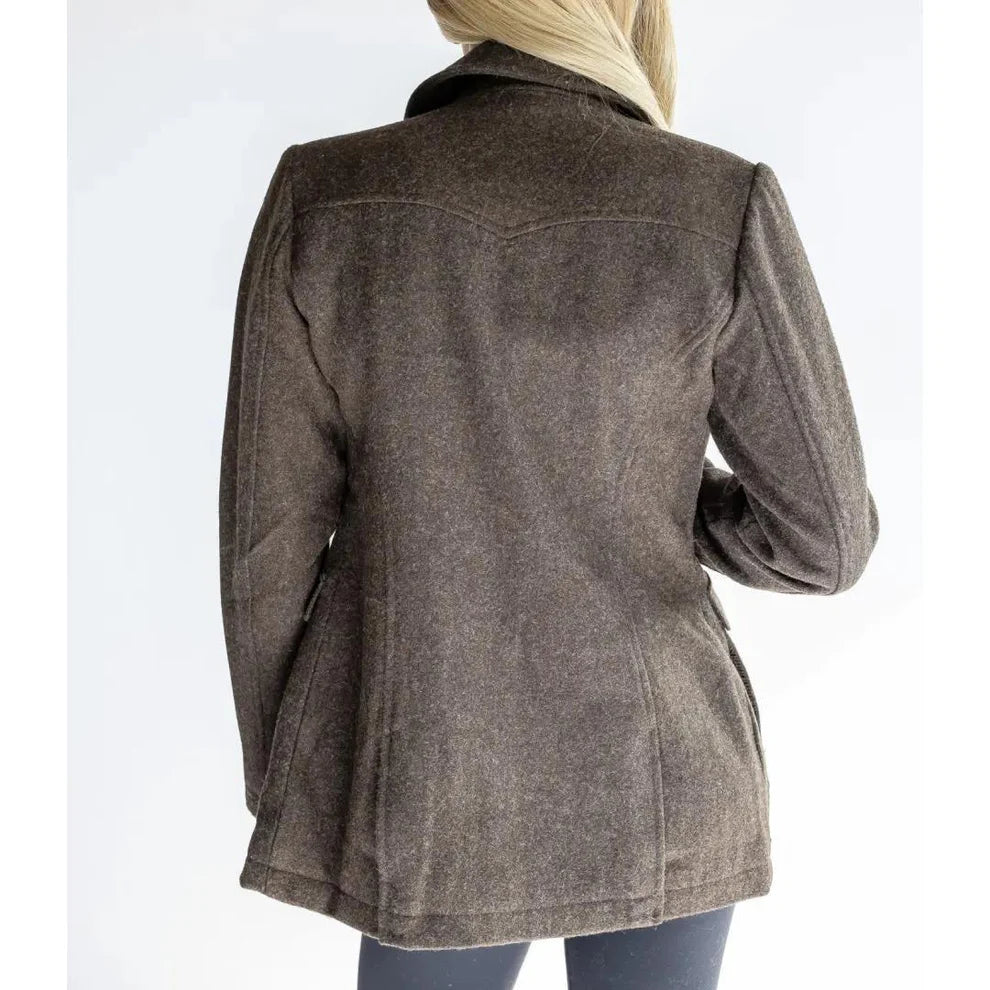 Powder River Women's Wool Long Sleeve Coat-