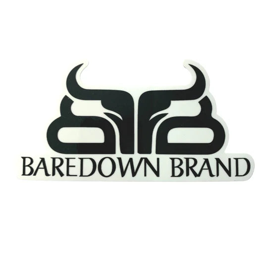 Baredown Brand Medium Logo Decal