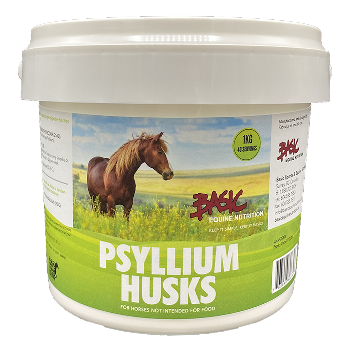 Basic Equine Psyllium Husks 1KG - Irvine Tack & Western Wear