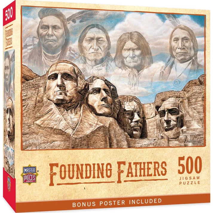 Masterpiece Founding Fathers 500 Piece Jigsaw Puzzle