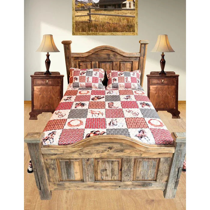 El Paso  3 Piece Premium Quilted Bedspread-Full/Queen