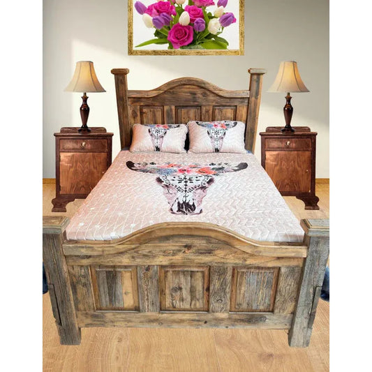 El Paso  3 Piece Premium Quilted Bedspread-Full/Queen