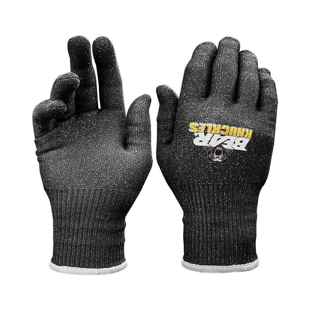 Bear Knuckle Cut Resistant Breathable Roping Gloves - Right Hand (5 Pack)