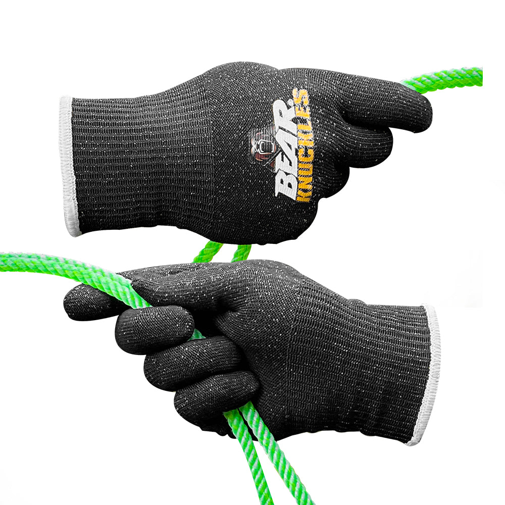 Bear Knuckle Cut Resistant Breathable Roping Gloves - Right Hand (5 Pack)