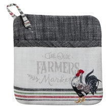 Farmers Market Embroidered Pocket Mitt