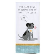 KD Dog Patch Soulmate Tea Towel