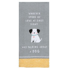 KD Dog Patch First Love Tea Towel