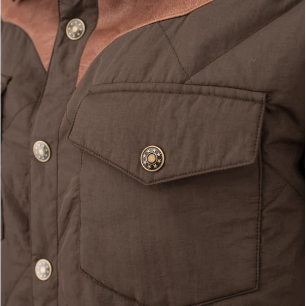 Resistol Work Shirt Jacket -Brown