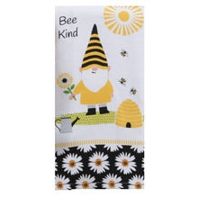Save The Gnomes Bee Kind Dual Purpose Terry Towel
