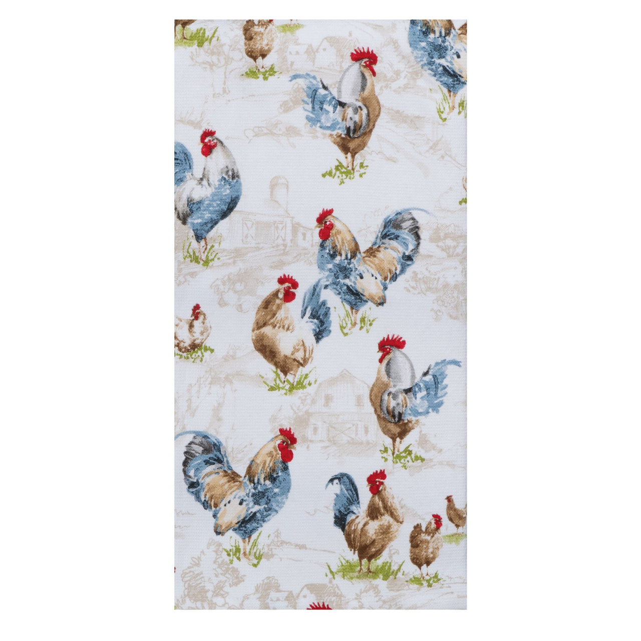 KD Countryside Rooster Dual Purpose Terry Towel