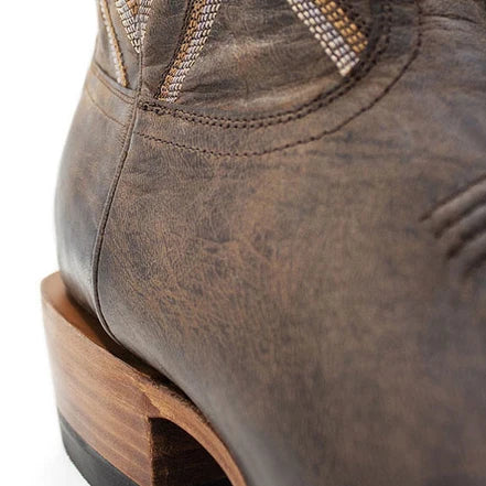 Rocking Diamond Brand Men's Futurity Waxy Cutter Cowboy Boot - Chocolate