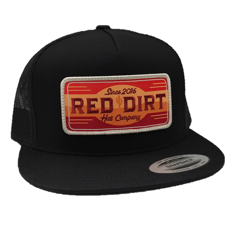 Red Dirt Hat Co Raw Hide-Black/Black