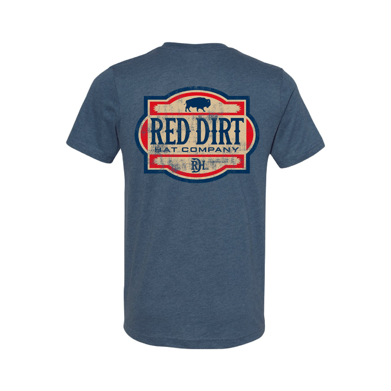 Red Dirt Hat Co. Unisex Vintage Aztec T-Shirt - Heather Navy