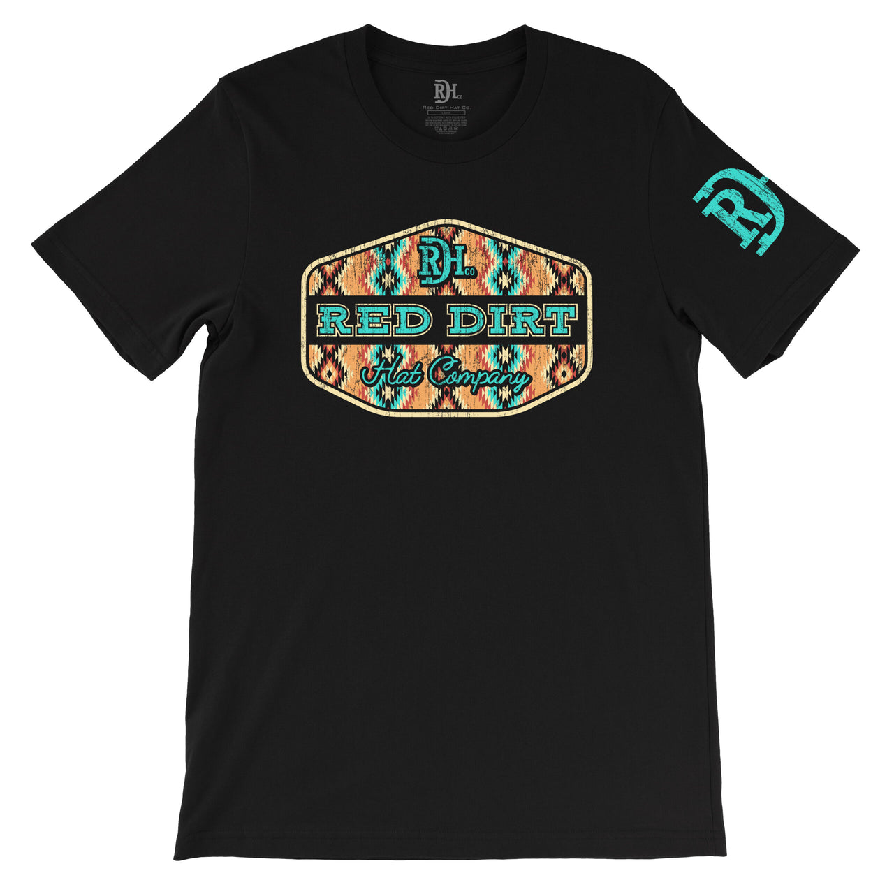 Red Dirt Hat Co. Unisex Free Rein T-Shirt - Black Heather