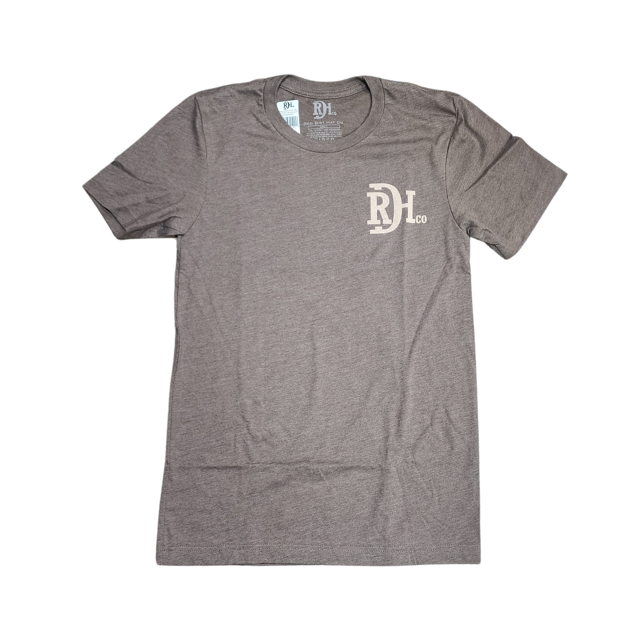 Red Dirt Hat Co. Unisex Home On The Range T-Shirt - Heather Brown