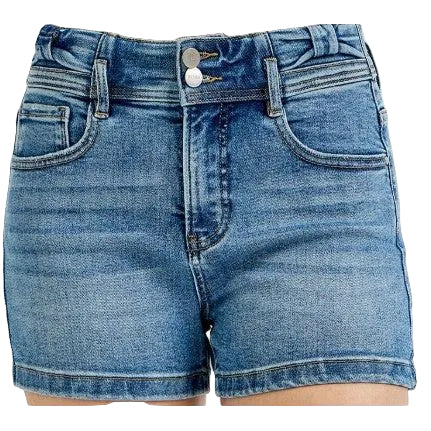 Risen Women's Tummy Control High Rise Bow Detailed Shorts - Medium