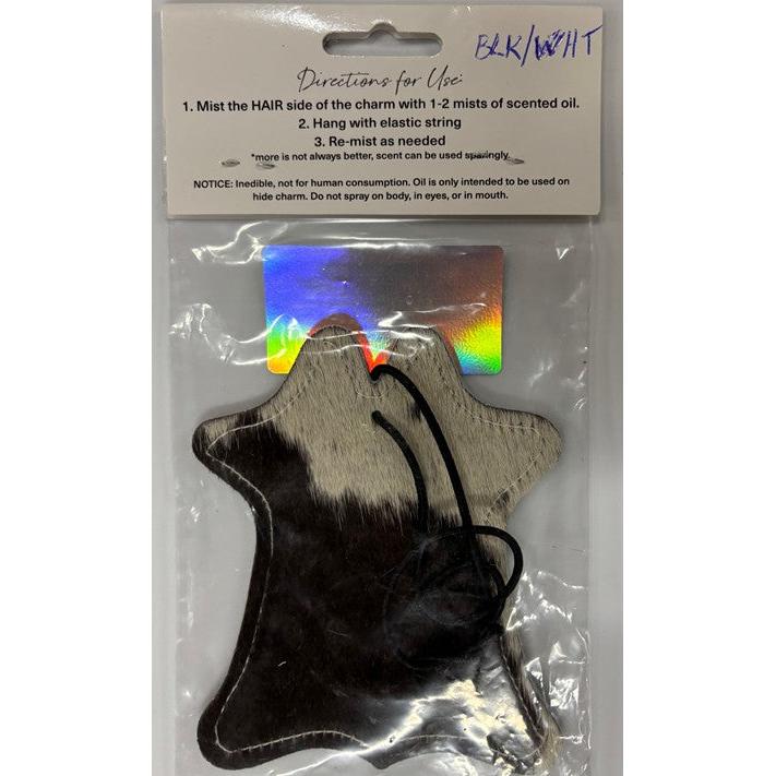 ReSCENTit Cowhide Shape Cowhide Car Charm Air Freshener - Multiple Colors