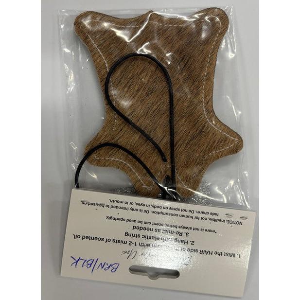 ReSCENTit Cowhide Shape Cowhide Car Charm Air Freshener - Multiple Colors