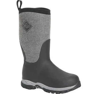 Muck Kids Rugged II Boots - Black /Herringbone