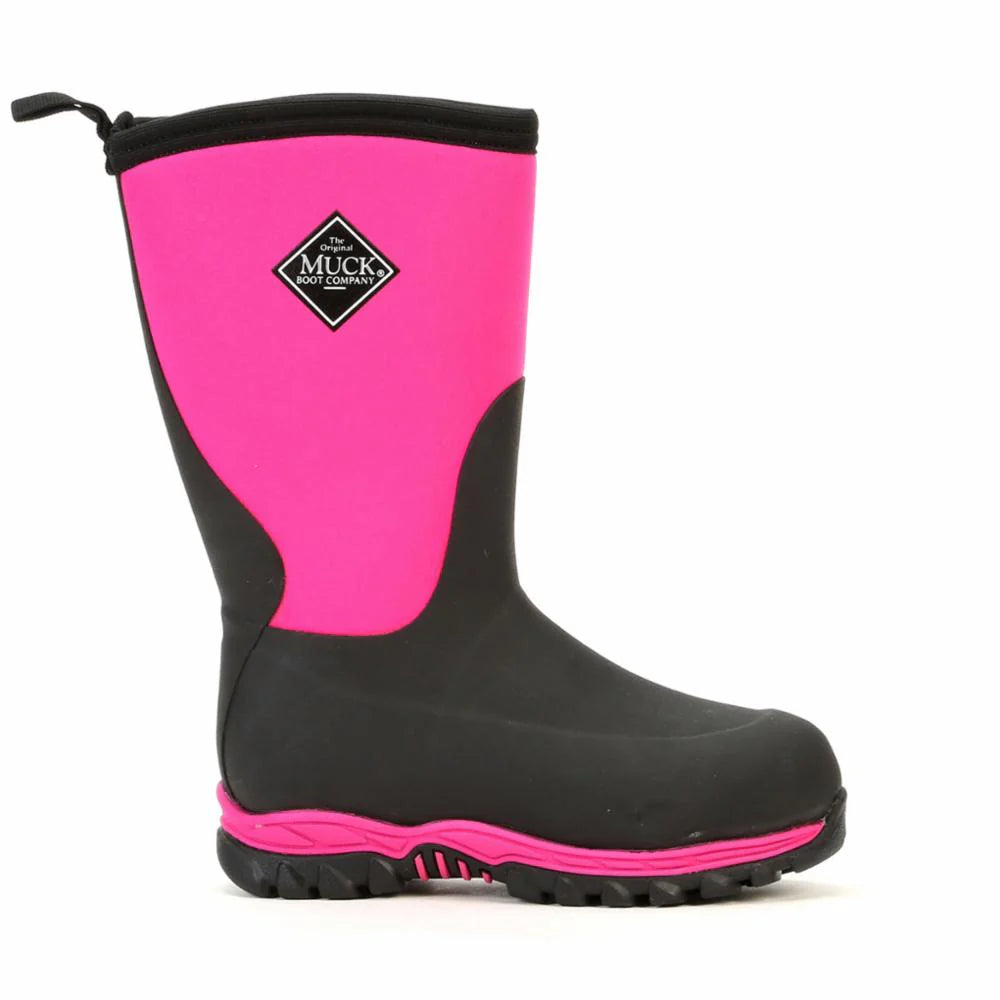 Muck Boots Kid's Rugged II Black/Pink
