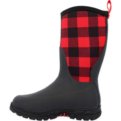 Muck Kid's Rugged 2 Boots - Red/Black Plaid