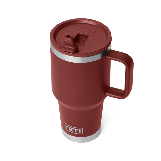 Yeti  Rambler® 887mL Travel Straw Mug w/Colour Matched Straw Lid - Stag Red