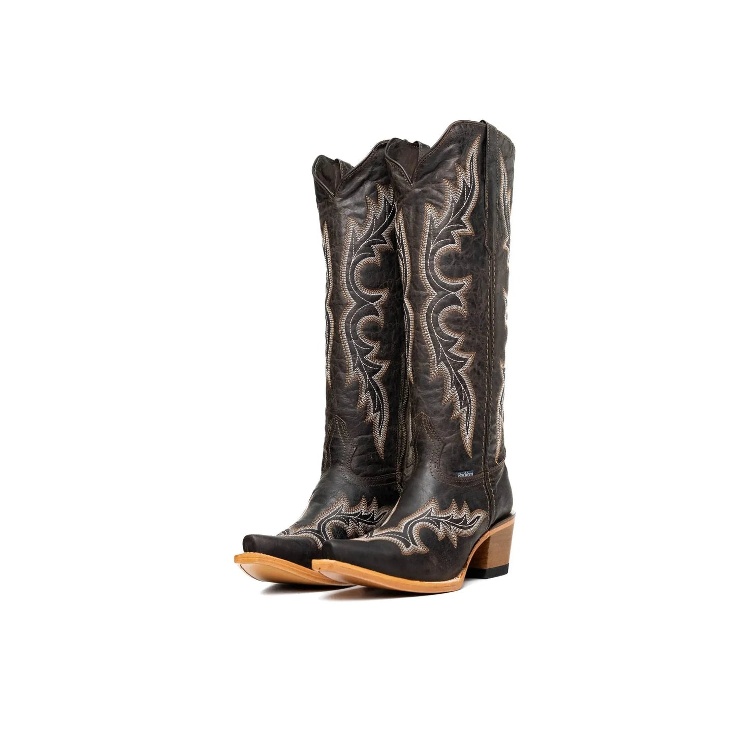 Rock'em Ladies Renata Tall Snip Toe Boot - Brown