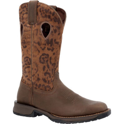 Rocky Womens Brown 12" Western Brown Boots