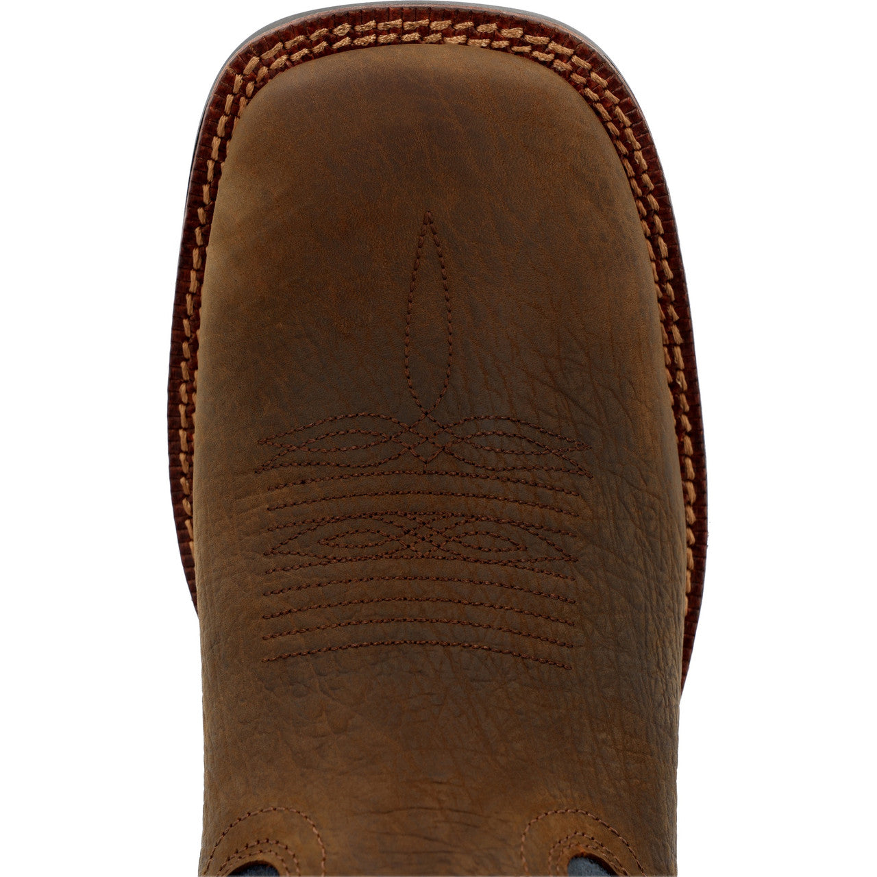 Rocky Men's 12" Bronco Waterproof Pull On Western Boots - Brown & Blue