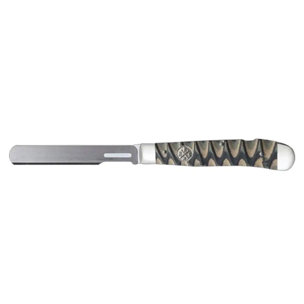 Whiskey Bent Brown Fang Bullcutter Trapper Knife