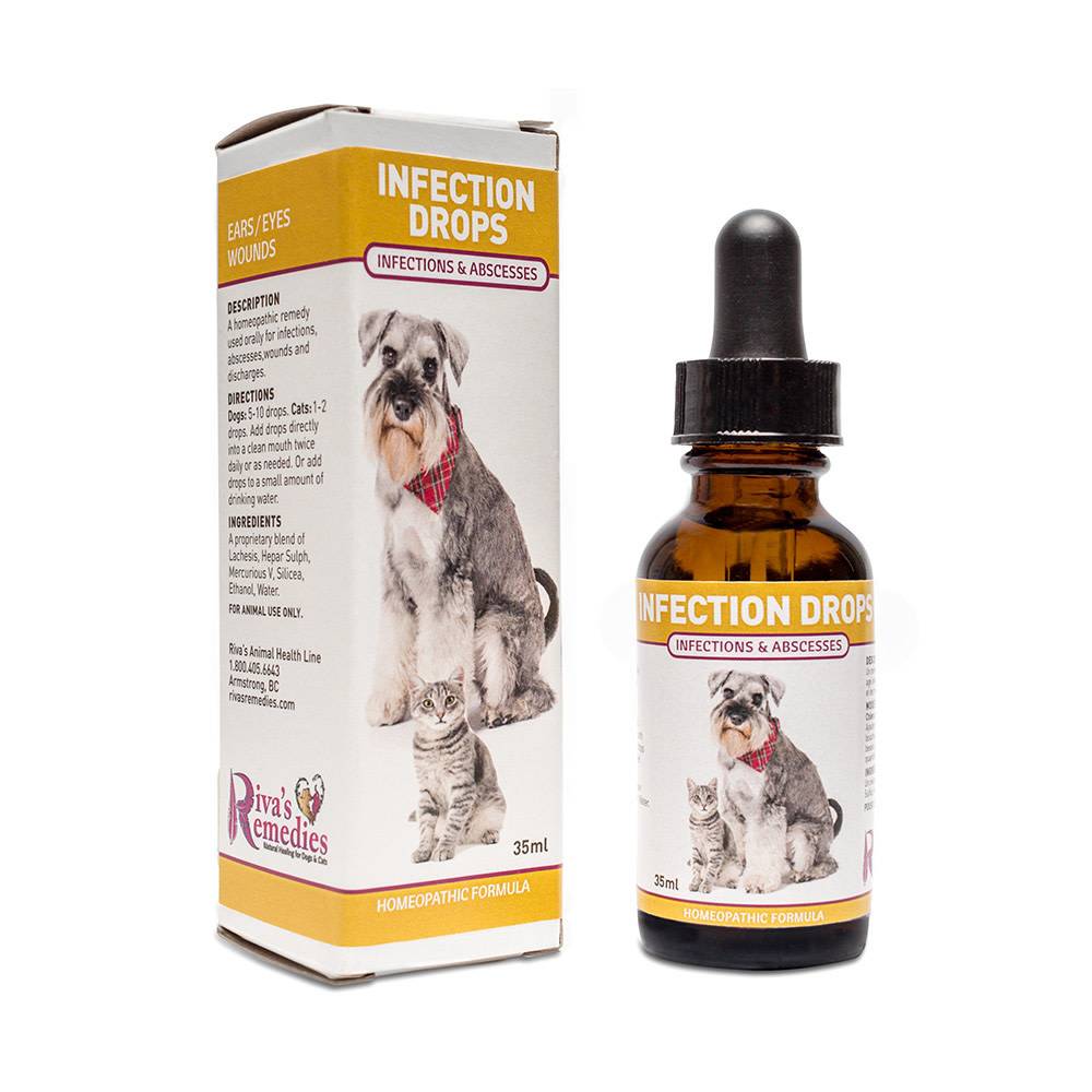 Riva's Remedies Dog & Cat Infection Drops - 35ml