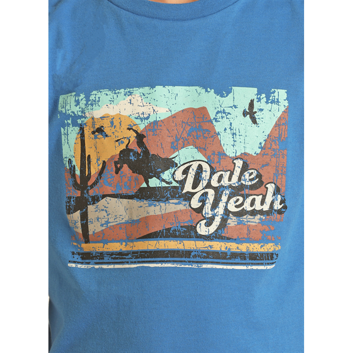 Rock & Roll Boy's Dale Graphic Tee - Sapphire