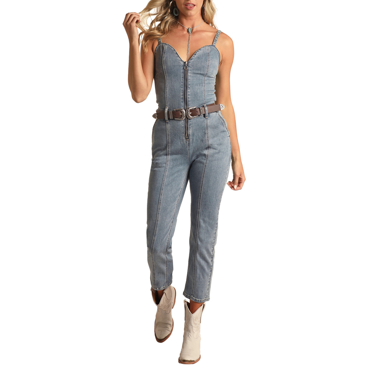 Rock & Roll Women's Straight Leg Jumpsuit