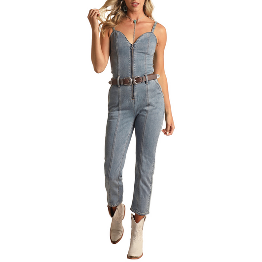 Rock & Roll Women's Straight Leg Jumpsuit