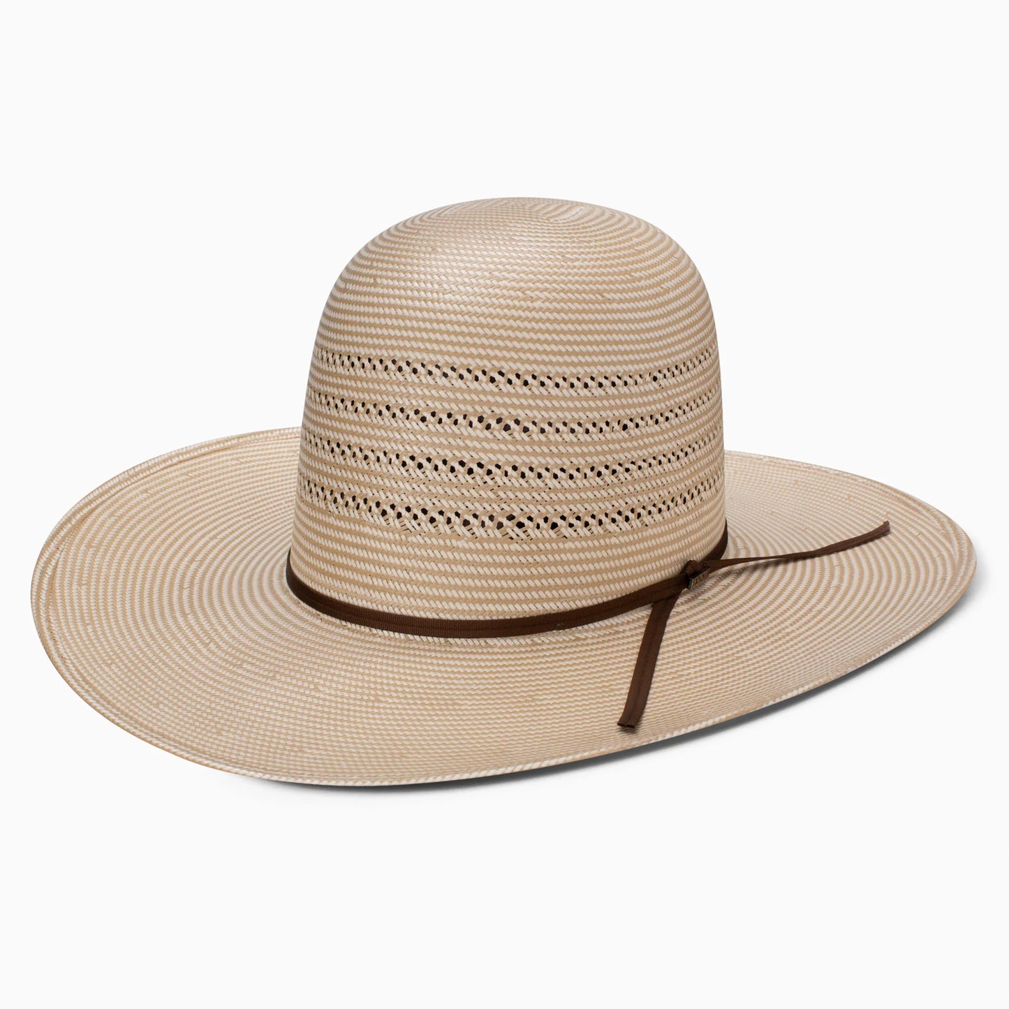 Resistol 20X 4 Corners Straw Western Hat - Natural/Tan