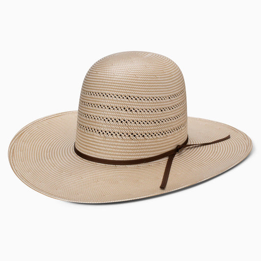Resistol 20X 4 Corners Straw Western Hat - Natural/Tan