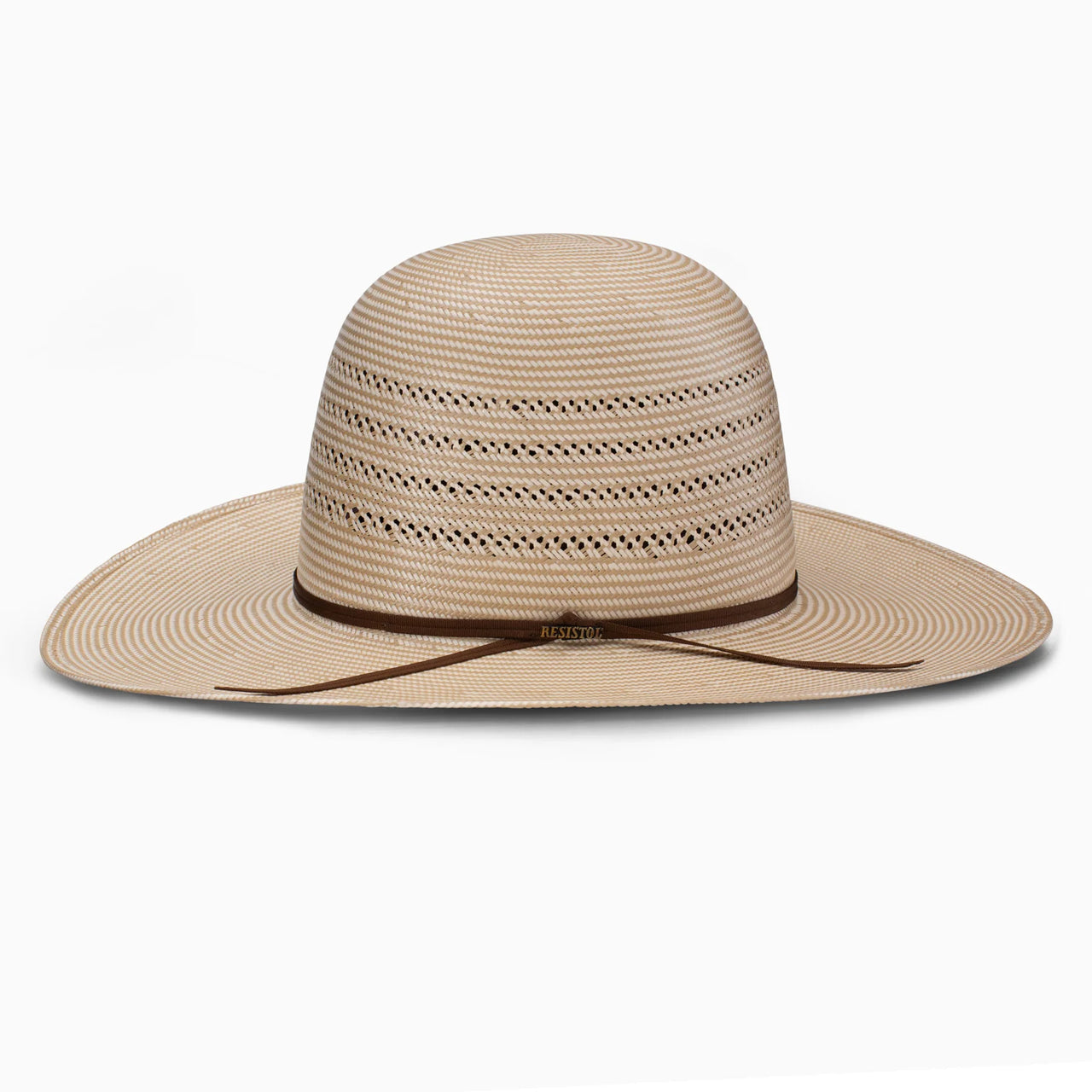 Resistol 20X 4 Corners Straw Western Hat - Natural/Tan