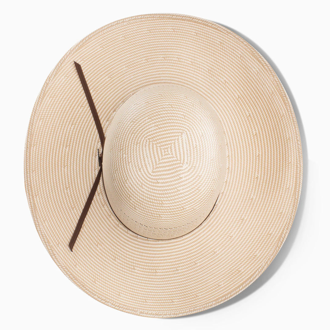 Resistol 20X 4 Corners Straw Western Hat - Natural/Tan