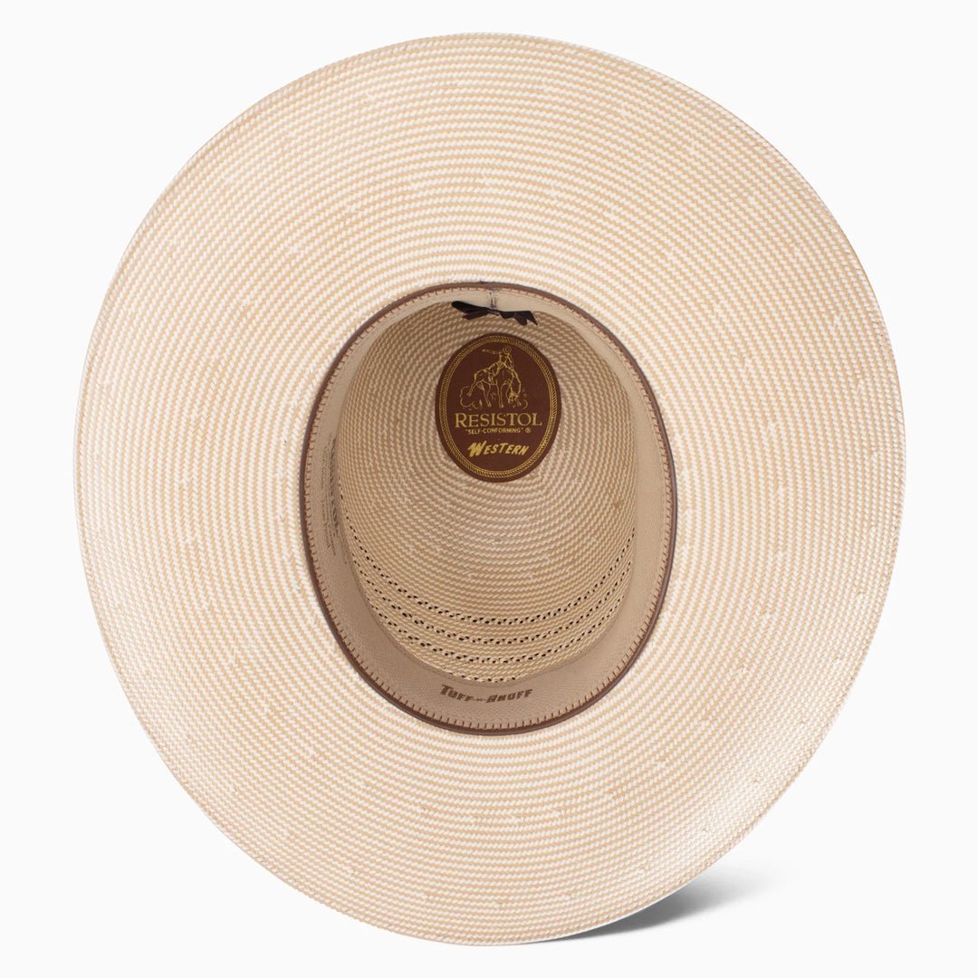 Resistol 20X 4 Corners Straw Western Hat - Natural/Tan