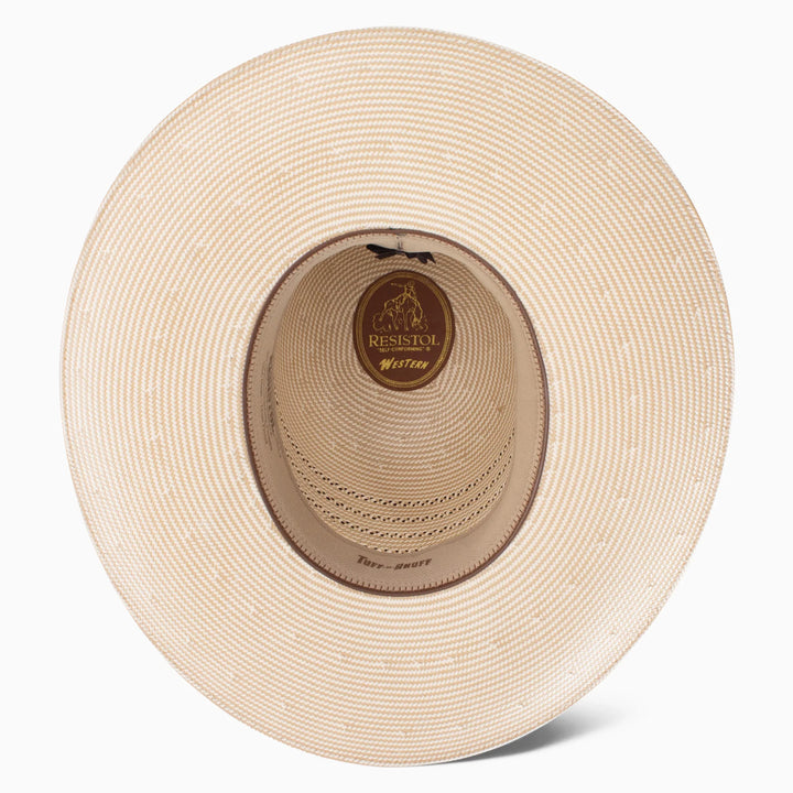 Resistol 20X 4 Corners Straw Western Hat - Natural/Tan