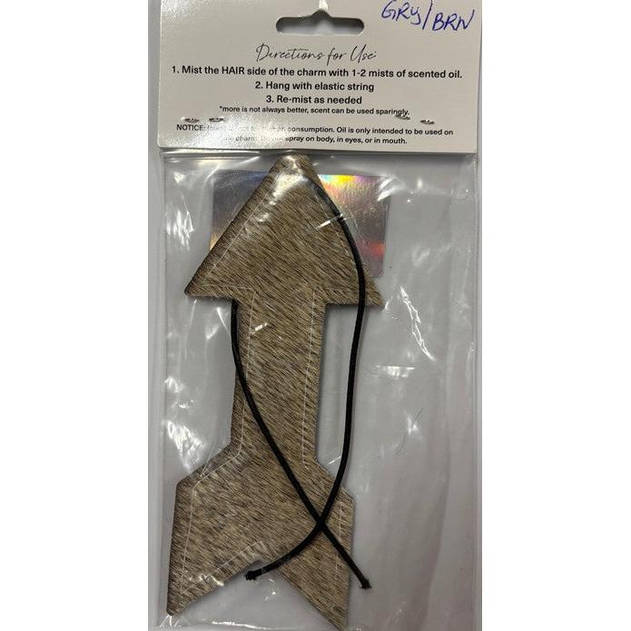 ReSCENTit Arrow Cowhide Car Charm Air Freshener - Multiple Colors