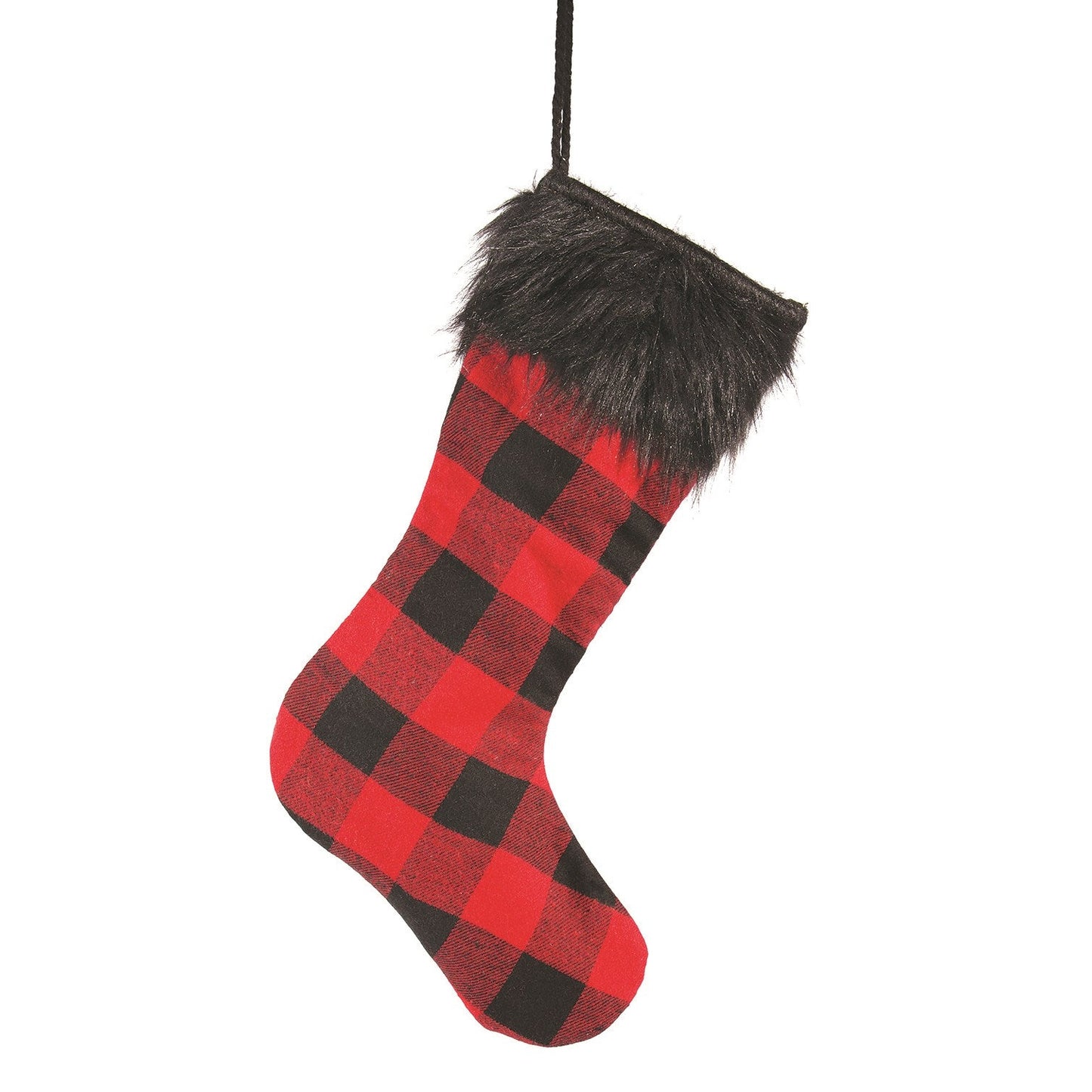 Stocking - Checkered Red/Black