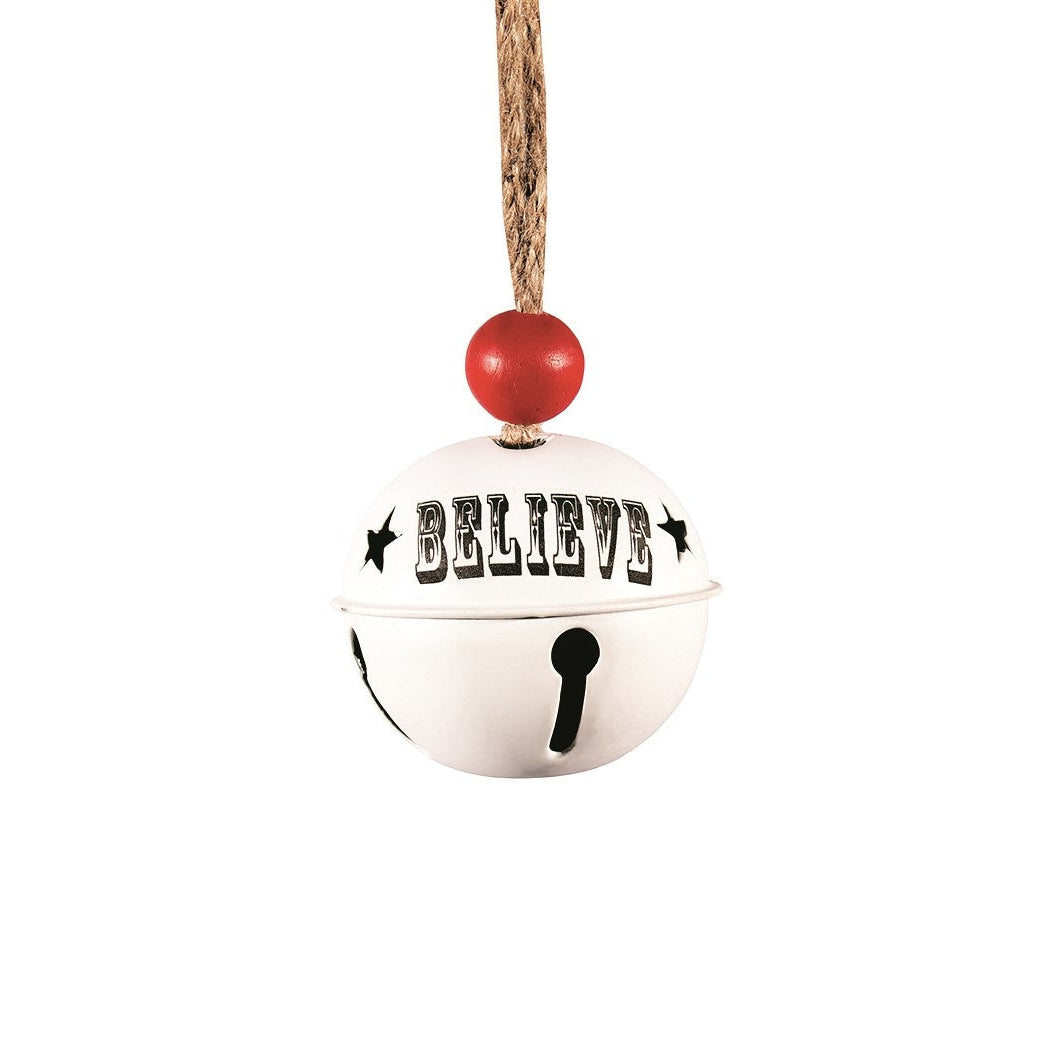 Bell Ornament Believe 3"