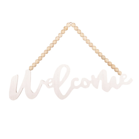 CandyM Wall Decor - Welcome w/Beads