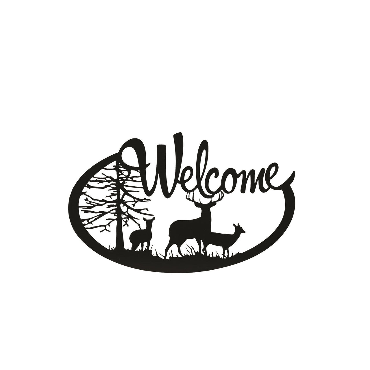 CandyM Wall Decor - Welcome Deer