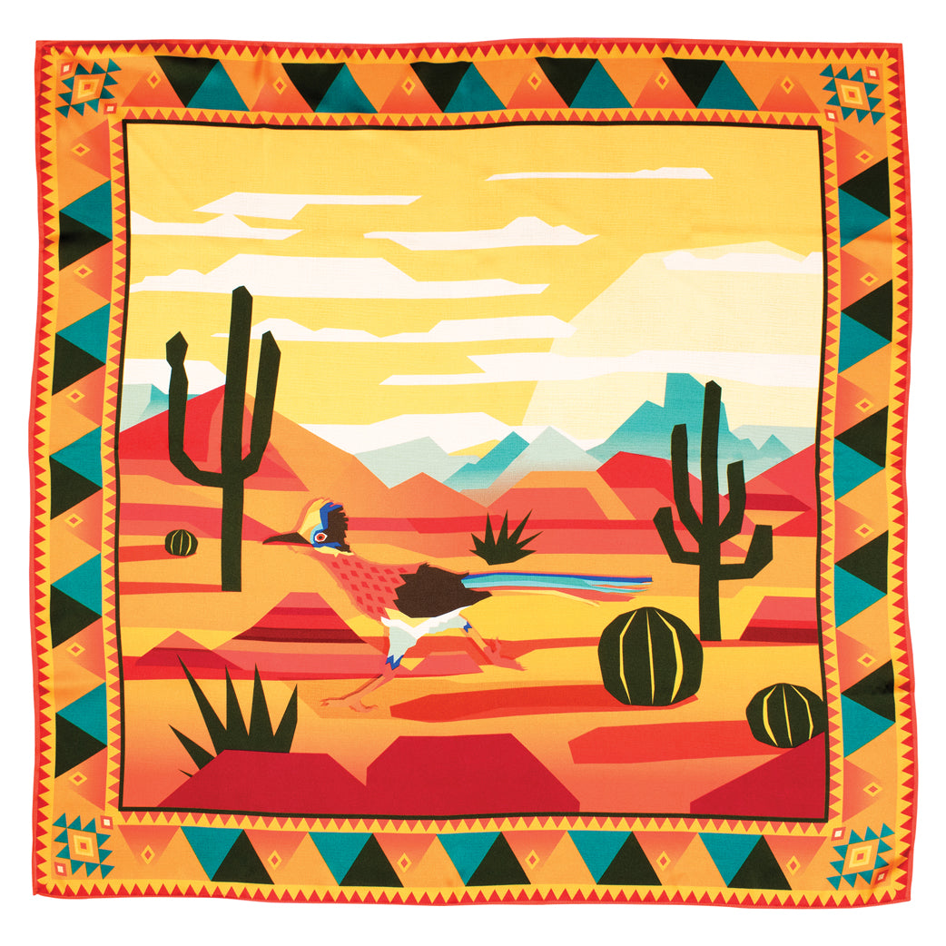 Catchfly Wild Rag Roadrunner in Desert - Multicoloured