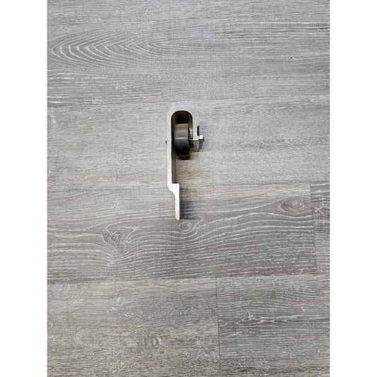 Aluminum Gate Bracket w/Black Roller Wheel